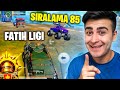 SIRALAMA 85 - EŞLİ RANK FATİH LİGİ! PUBG Mobile