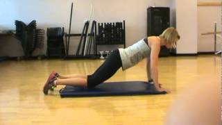Plank Knee Drops