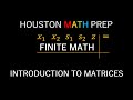 Introduction to Matrices Quiz