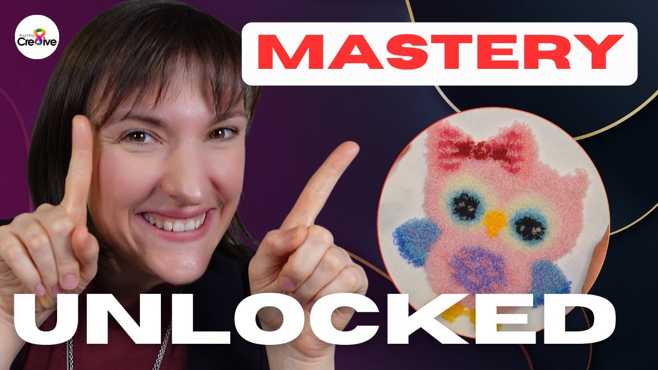 Punch Needle Owl LEVEL‑UP MOMENT: The DIY Breakthroughs That Turn Skill Into Pure Art! (49-52/80) 🦉🧵