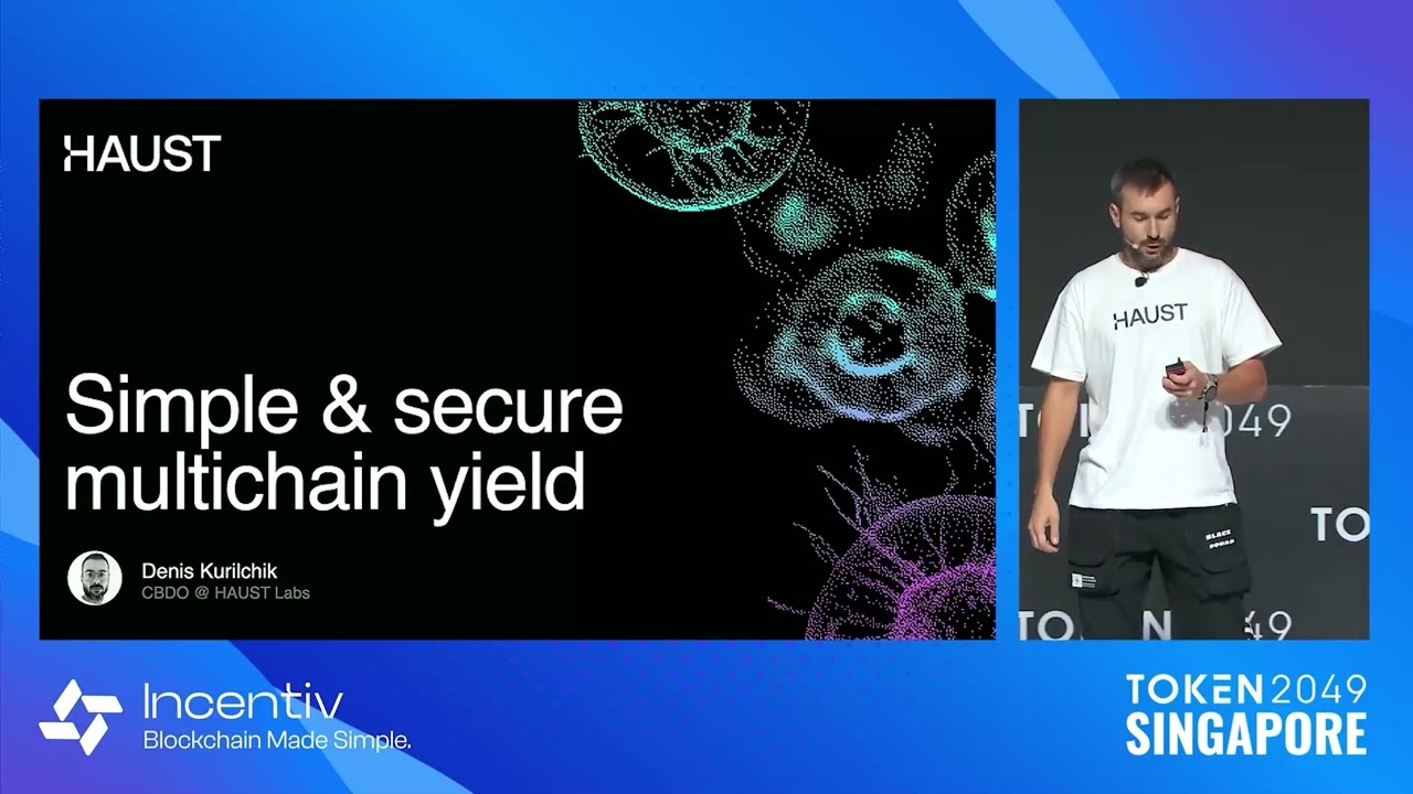 Haust.Network at Token 2049 | Simple and Secure Multichain Yield