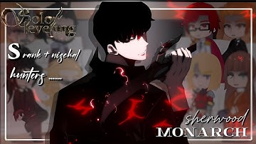 Hunters react to Sung Jin Woo | Solo Leveling | full movie | Gacha React