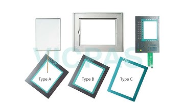 Touch screen with keypad for Siemens simatic MP277-10 6AV6643-5CD30-0YA0 replace with plastic cover