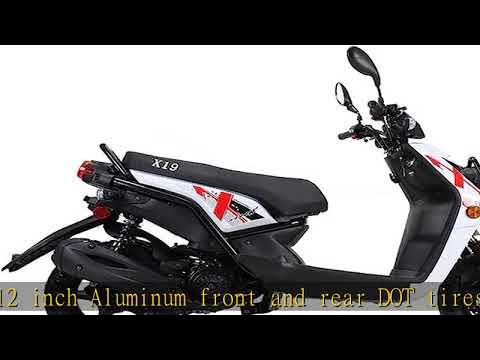 X-PRO Bali 150 Moped Street Gas Moped 150 Adult Bike 10 Aluminum Wheels Assembled Tested