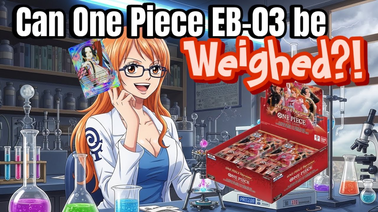 Can One Piece EB-03 be Weighed?! | One Piece Card Game Booster Pack Weighing 