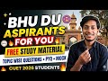 Free Study Material for All CUET 2026 Aspirants|| BHU DU AU #cuet2026#bhu#du