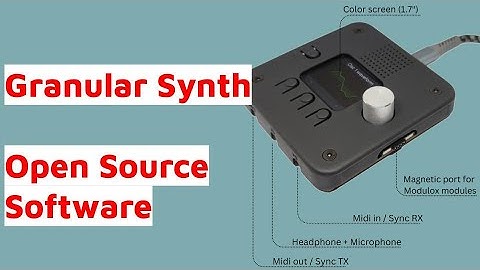 Modu-Grain: The Ultimate Granular Synth for MODULOX BRAIN | Open-Source software & MIDI-Ready!