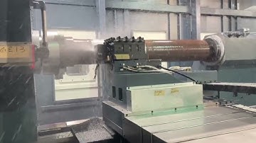 Johnford LC Series Flat Bed Lathe Heavy Cutting on Forged Steel with Low Spindle Load