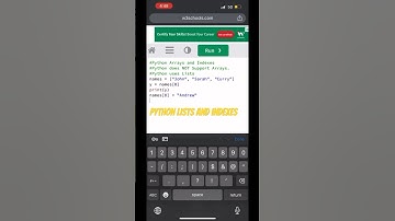 Arrays in Python: Lists and Indexes #python #coding #shorts