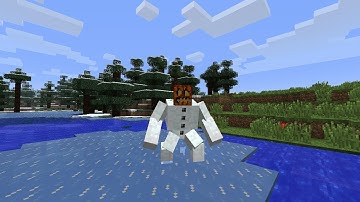 Minecraft Mod Spotlight - Mutant Snow Golems! (Mutant Creatures Mod!)