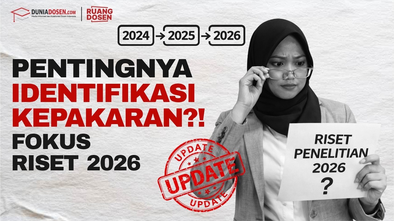 IDENTIFIKASI KEPAKARAN SEPENTING ITU!! Jadi Penentu Keberhasilan Riset 2026! | Ruang Dosen