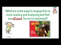 Close Reading and Analyzing Texts Quiz