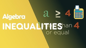 Inequalities | Algebra | Maths | FuseSchool