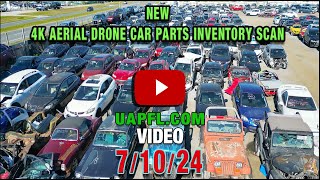 *OLD ABC 4K Drone Inventory @60FPS 7/10/24 Used Auto Parts Orlando FL UAPFL Cars Trucks Vans ENGINES