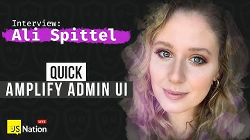 Create an Application Backend in Clicks with the Amplify Admin UI | Interview :: Ali Spittel (2021)