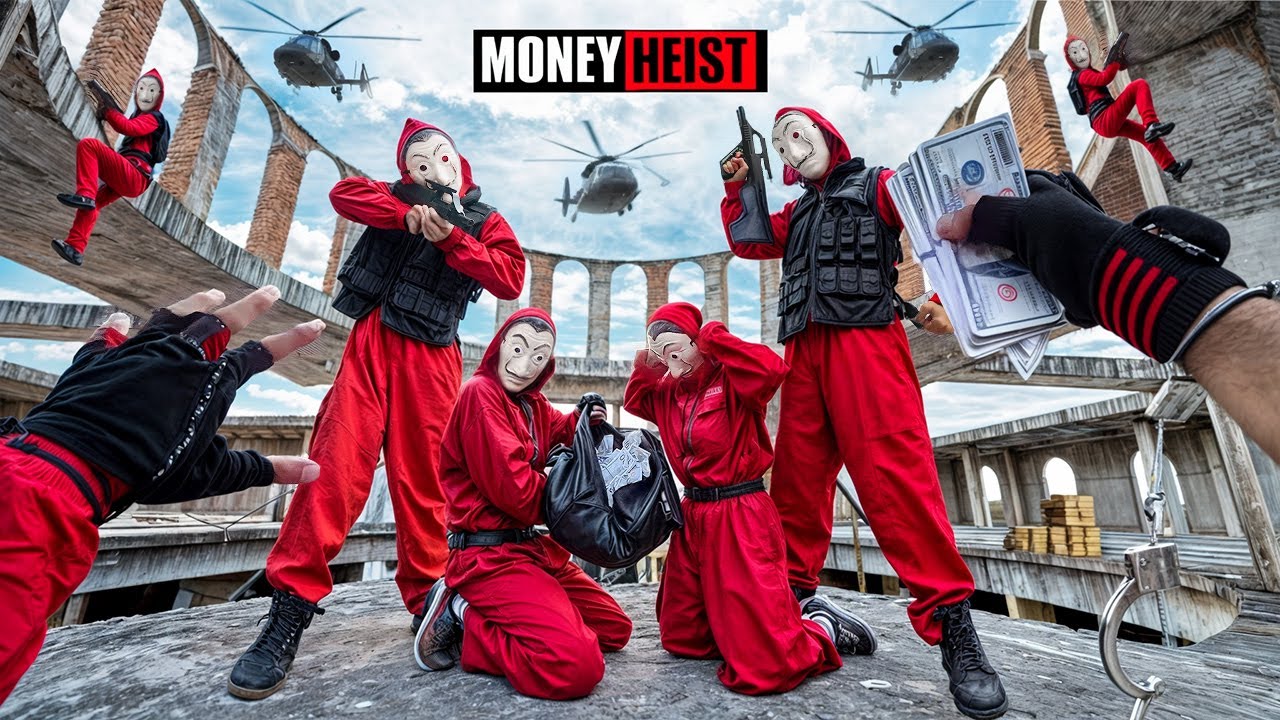 PARKOUR VS MONEY HEIST! 6 | POLICE: No Turning Back, BAD GUYS Lead the Chase (BELLA CIAO REMIX) POV
