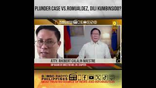 Panganti sa Ombudsman nga plunder case vs. Romualdez, dili katoohan