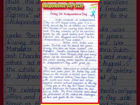 Essay On Independence Day In English L Short Essay On August 15 2025 L Independence Day Speech 2025