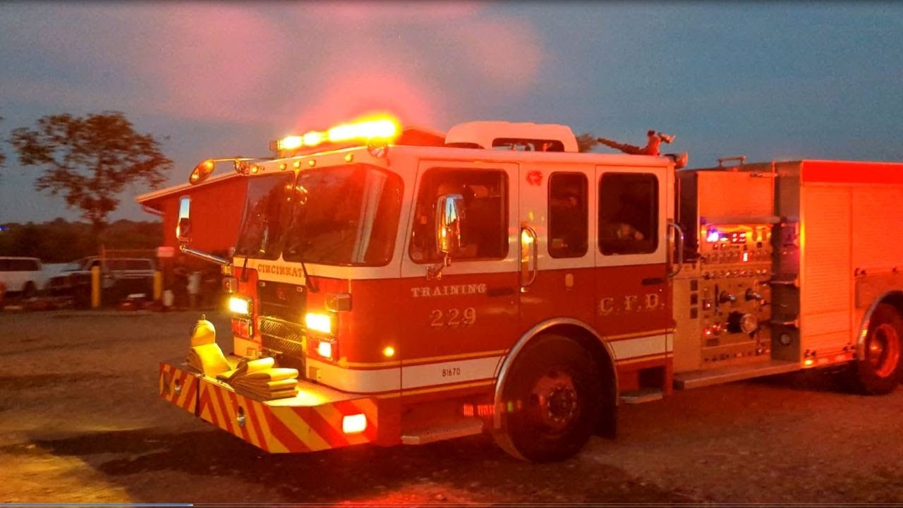 Cincinnati Fire Dept - Night Ops Training - Recruit Class 119