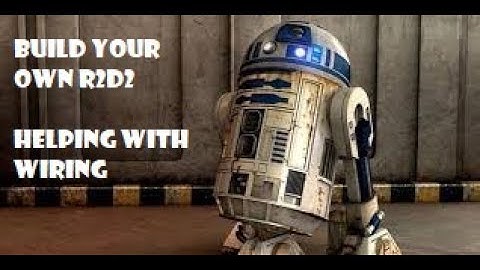 R2D2 helping to sort wiring problems