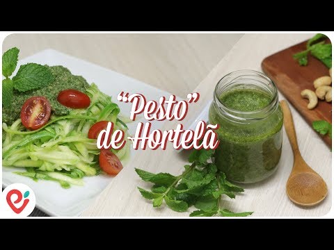 Vídeo: Como Fazer Pesto De Hortelã