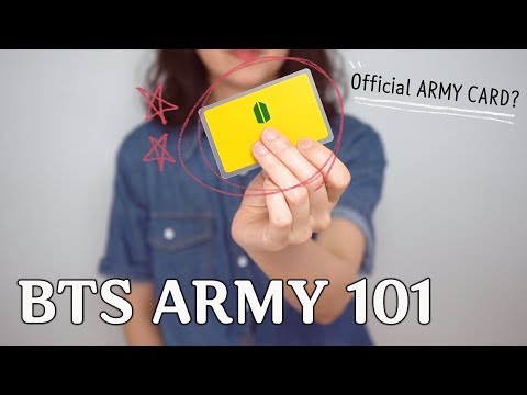 방탄소년단 아미 6기 기다리는 <strong>사람</strong> 손?! What&amp;#39;s Official ARMY <strong>and</strong> ARMY CARD?