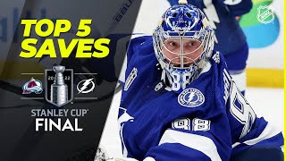 Top 5 Saves from the Stanley Cup Final | 2022 Stanley Cup Playoffs