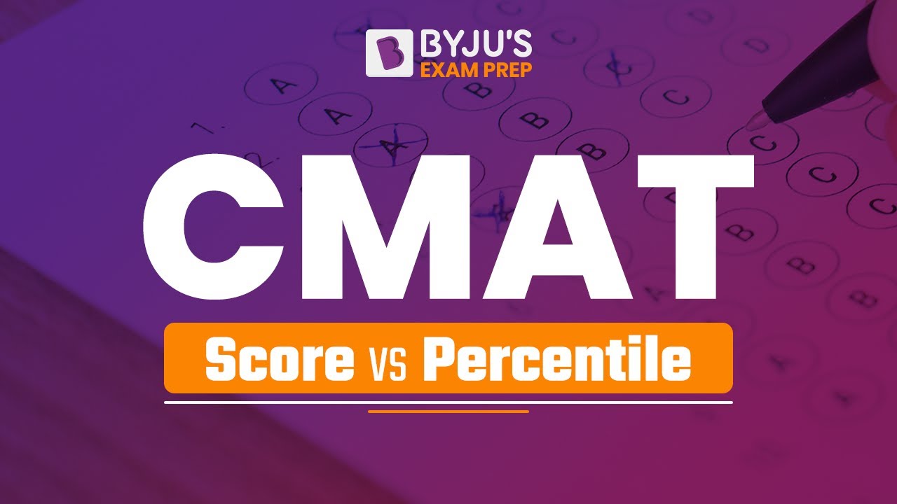 CMAT Score vs Percentile Understanding the Concept of Percentile