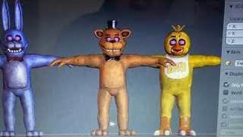 [FNAF-C4D] ramake for crikay8 (Collab part for MayC) not completed :(