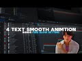 4 Smooth Text Animations in After Effects After Effects Guide