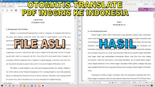 Cara Menerjemahkan PDF Berbahasa Inggris ke Indonesia dengan Cepat screenshot 1