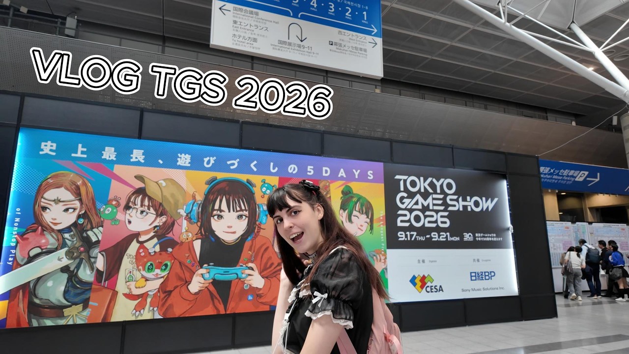 [VLOG] Her First Experience at Tokyo Game Show 2026!