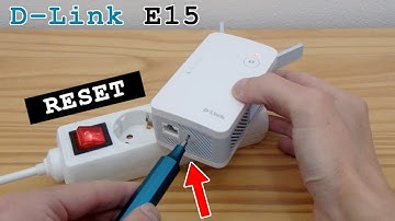 D-Link E15 Wi-Fi 6 extender dual band • Factory reset