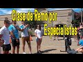 Clase de Remo por especialistas, en el Club Regatas Almirante Brown