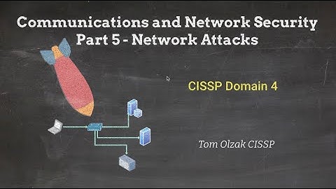 Communications and Network Security Part 5 - Network Attacks