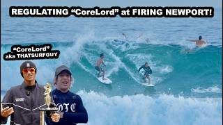 BIG HURRICANE SWELL DRAMA in NEWPORT BEACH!