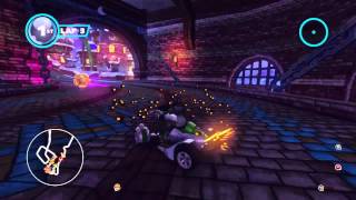 Sonic & All-Stars Racing Transformed (360) - Online Match #80: Chilly Castle (Race)