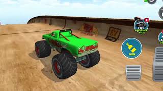 Monster Truck Mega Ramp drive gameplay video