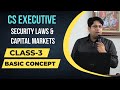 BASICS OF SECURITY LAWS CLASS-3| CS EXECUTIVE GROUP-2 | SECURITY LAWS &amp; CAPITAL MARKETS