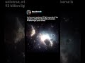 Our Reach: 1.3 Light Seconds. The Universe: 93 Billion Light Years #cosmicexploration #space