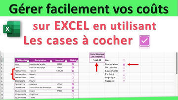 Gérez vos coûts sur Excel avec des cases à cocher : Tutoriel facile pour maîtriser votre budget