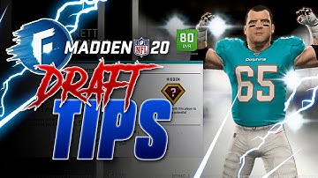 Top 5 Scouting & Draft Tips | Madden 20 Franchise Mode