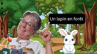 Un lapin en foret de Séverine Vialon