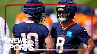 Bo Nix fulfills rookie duties with Broncos QBs
