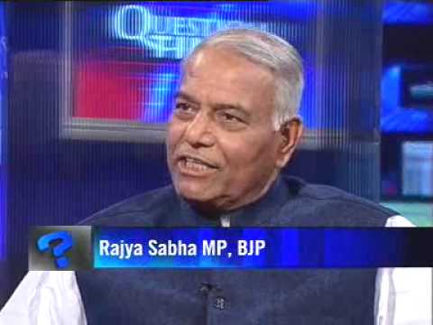 Question Time: Yashwant Sinha, Rajya Sabha MP of BJP, shares his political journey with NDTV.