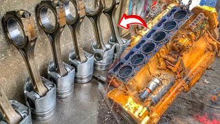 How Mechanic Change CAT Grader 3306 Engine Bad Piston Rings Without Disassemble Complete Engine by Master Mechanics 6,228 views 8 months ago 25 minutes