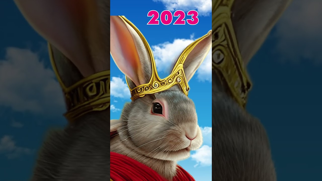 2023 Happy Rabbit Lunar New Year: Artificial Intelligence (A.I.) Zodiac Rabbits【Master Tsai】