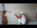 COMO FAZER GESSO LISO NO TIJOLO CERÂMICA, جص ناعم مستقيم على طوب خزفي