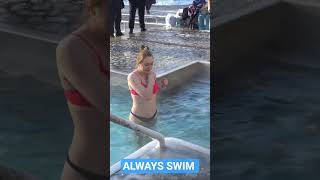 ❄️ Hot ICE ❤️ BAPTISM #54🔥 WINTER SWIMMING in -15°C 🥶 EPIPHANY ❄️ #ICEBATH #ALWAYSSWIM💙