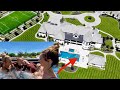 TAKING THE TRIPLETS TO THE BIGGEST MULTI-MILLION DOLLAR HOUSE WE’VE EVER SEEN TO SWIM